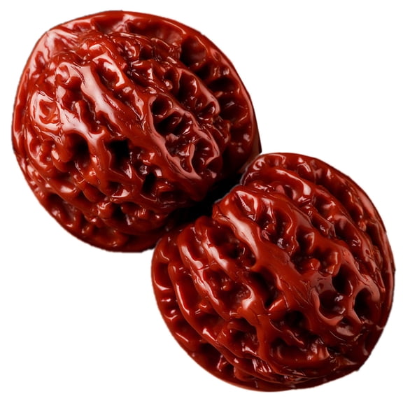 Natural Traditional Polished Chinese Wenwan Meditation Irregularly Shaped Walnuts Fidget for Hand Training Exercise Massage Stress Balls (2pcs)