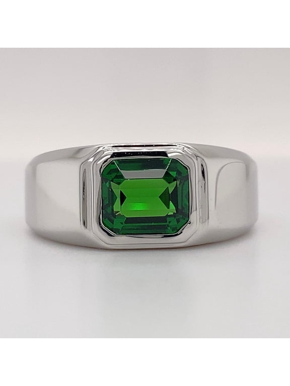Natural Tsavorite Engagement Ring Natural Tsavorite Ring, Green Gemstone ring, Alternative Engagement ring, Green Garnet ring