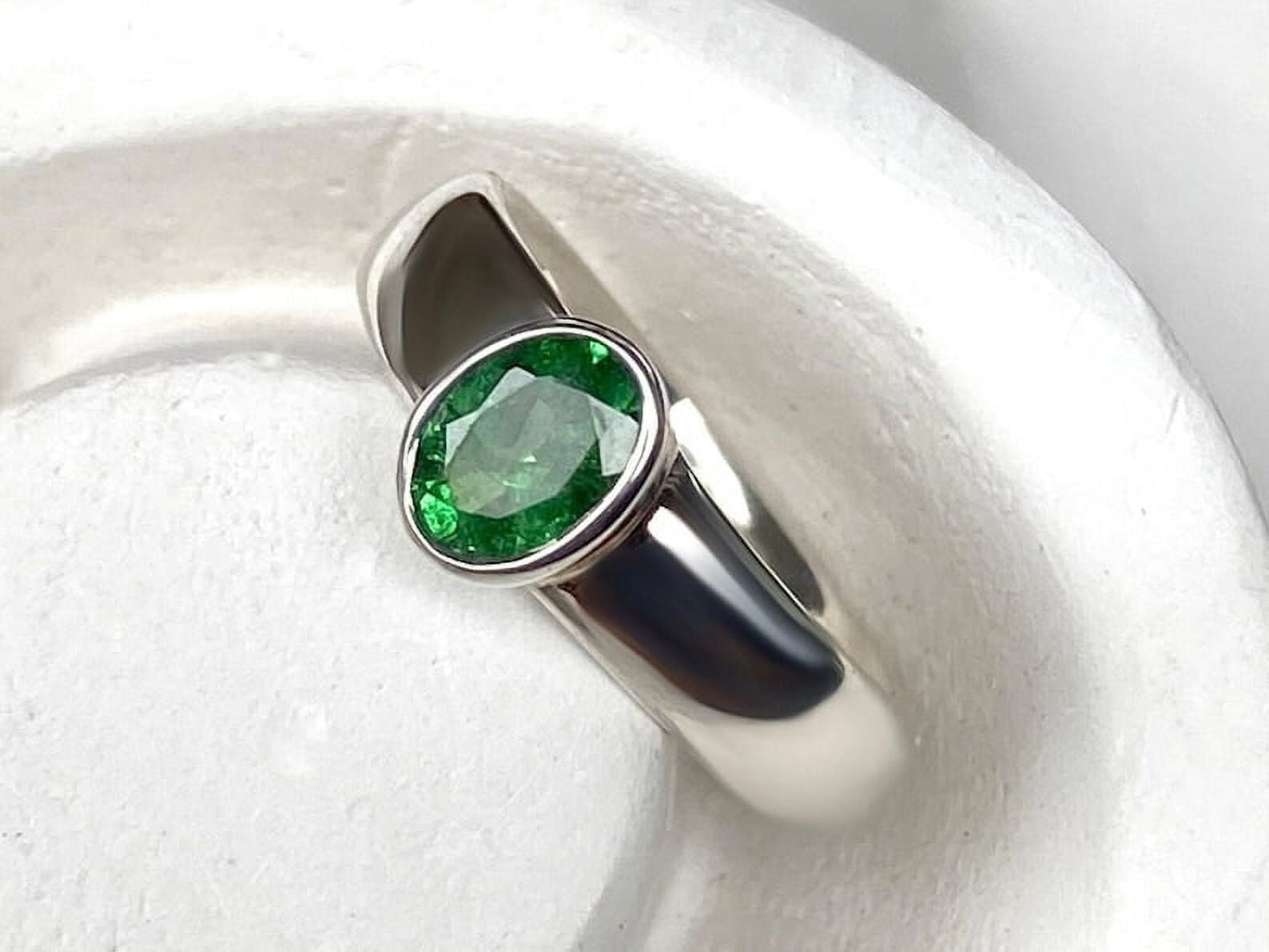 Natural Tsavorite Engagement Ring Natural Tsavorite Ring, Green ...