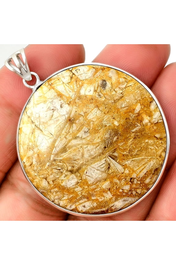 Natural Tube Agate - Turkish 925 Sterling Silver Pendant Jewelry P-1001 SDP135091