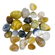 Natural Tumbled Agate Stones - Multicolor - 1 lb - Unique Energy Enhancer