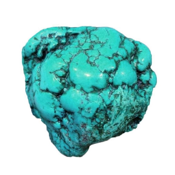 Natural Turquoise Rough Stone, Untreated Gemstone for Meditation & Feng Shui Decor