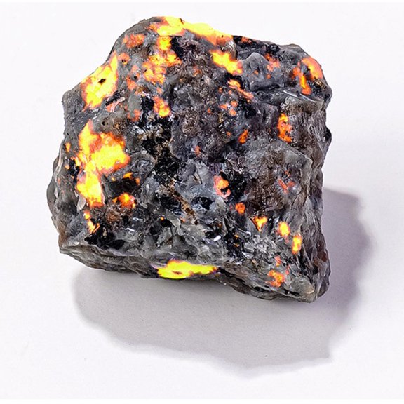 Natural UV Fluorescent Yooperlite Flame Stone Rough Rocks, Porous Unpolished Mineral Specimen, Scent Diffuser Stone for Geology Teaching, Rock Collector Display, Aromatherapy Home Tabletop Decor