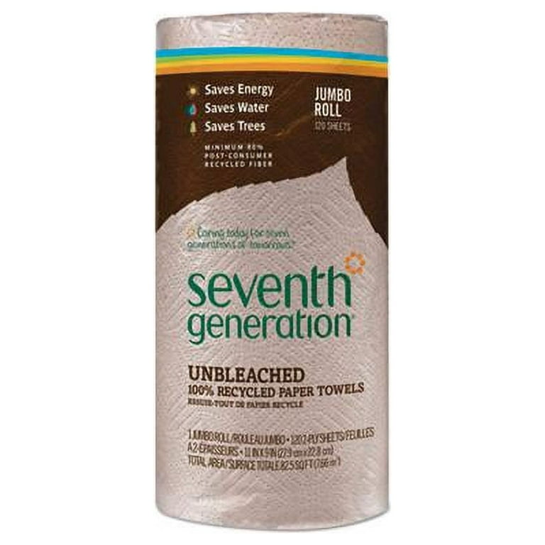 Natural Unbleached 100% Recycled Paper Kitchen Towel Rolls, 2-Ply, 11 x 9, 120 Sheets/Roll Natural Unbleached 100% Recycled Paper Kitchen Towel Rolls, 2-Ply, 11 x 9, 120 Sheets/Roll