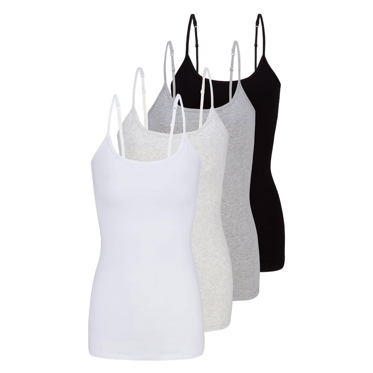 Natural Uniform Women's Camisole Cotton Stretch Undershirt with