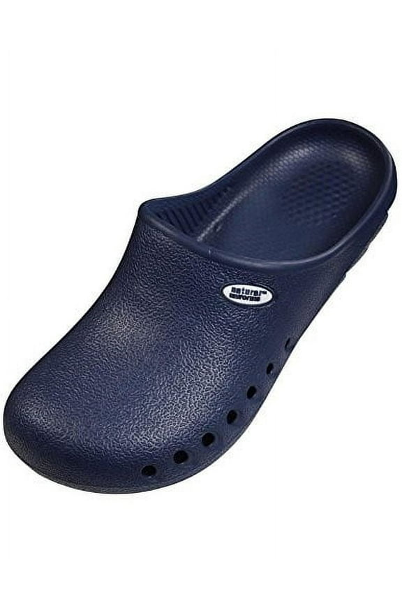 Comfort Slip Resistant Non Marking Sole Nursing Clog, Navy 35599-10B(M)US