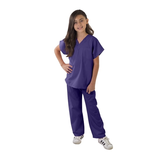 Natural Uniforms - Kids Scrubs Super Soft Children Scrub Set Kids Doctor Dress up