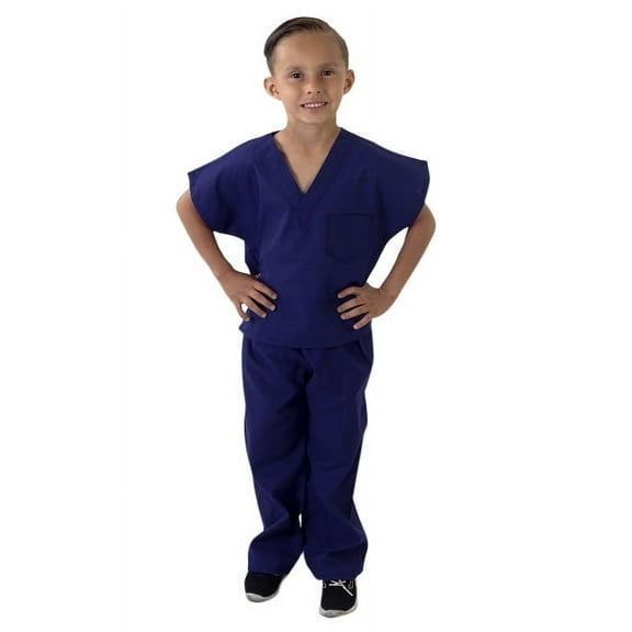 Natural Uniforms - Kids Scrubs Super Soft Children Scrub Set Kids Doctor Dress up