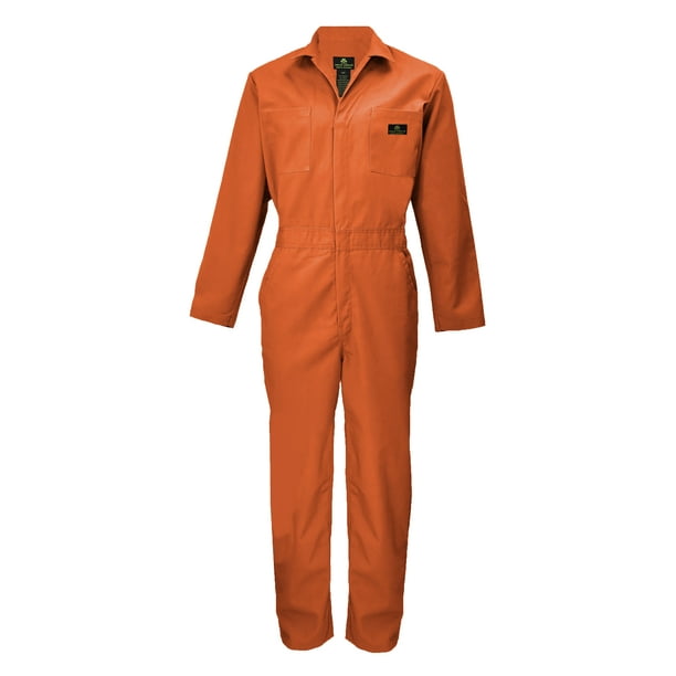 Natural Uniforms Long Sleeve Coverall 861 ( Orange, XLarge