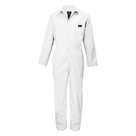 Natural Uniforms Long Sleeve Coverall 861 ( White, Large )