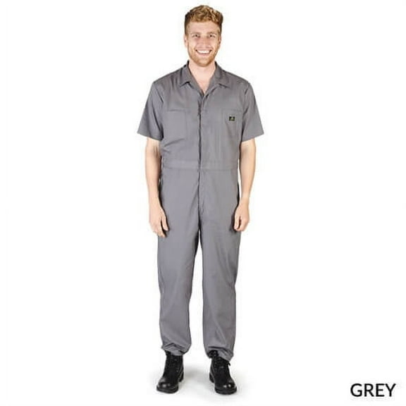 NATURAL UNIFORMS MENS SHORT SLEEVE COVERALLS FREE SHIPPING