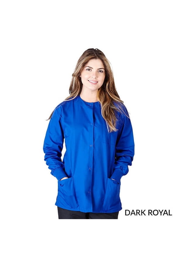 Scrub Jacket, XS-5XL, Womens Scrub Jacket