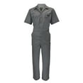 thumbnail image 1 of Natural Uniforms Short Sleeve Coverall 399 ( Gray, Small ), 1 of 6