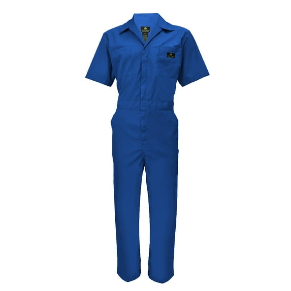 Natural Uniforms Short Sleeve Coverall 399 ( Royal, Medium )