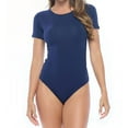 thumbnail image 1 of Natural Uniforms Short Sleeve Round Neck Body Suit--Breathable Cotton Stretch(True Navy Blue XX-Large), 1 of 6