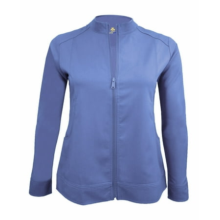 Natural Uniforms Soft Stretch Full Zip Warm-Up Scrub Jacket (Women's)