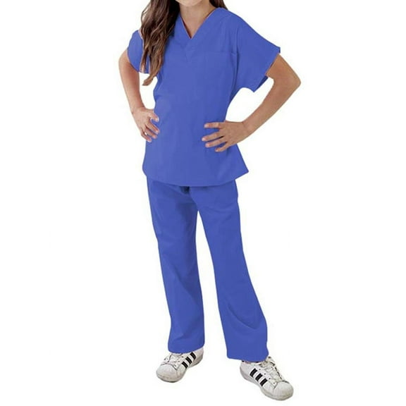 Natural Uniforms UNISEX CHILDRENS SOLID SCRUB SET - 516