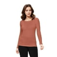 thumbnail image 1 of Natural Uniforms Under Scrub Tee Crew Neck Long Sleeve T-Shirt Underscrub Tee (Copper, X-Large), 1 of 6