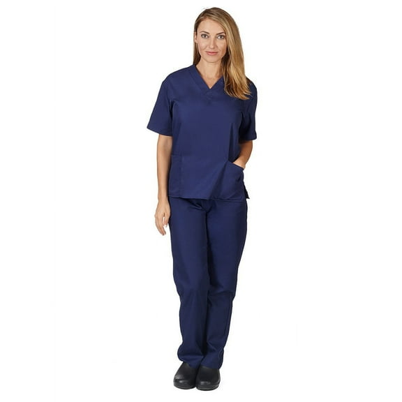Natural Uniforms Unisex 6 Pocket Scrub Set
