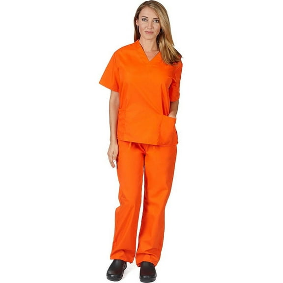 Natural Uniforms Unisex 6 Pocket Scrub Set