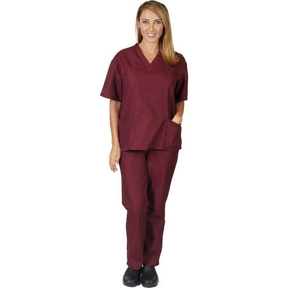 Natural Uniforms Unisex 6 Pocket Scrub Set