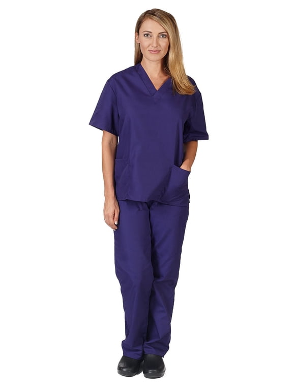 Unisex 6 Pocket Scrub Set