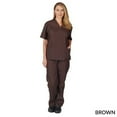 thumbnail image 1 of Natural Uniforms Unisex Solid V-Neck Medical Scrub Set, Style 101, 1 of 2