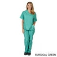 thumbnail image 1 of Natural Uniforms Unisex Solid V-Neck Medical Scrub Set, Style 101, 1 of 2
