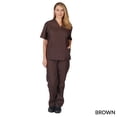 thumbnail image 1 of Natural Uniforms Unisex Solid V-Neck Medical Scrub Set, Style 101, 1 of 2