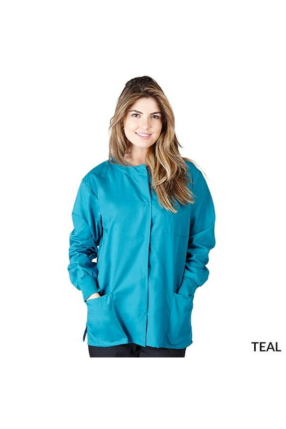 Unisex Three-Pocket Warm Up Scrub Jacket, Style R200