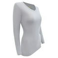 thumbnail image 1 of Natural Uniforms V-Neck Women's Underscrub Tee Long Sleeve T-Shirt, 1 of 3