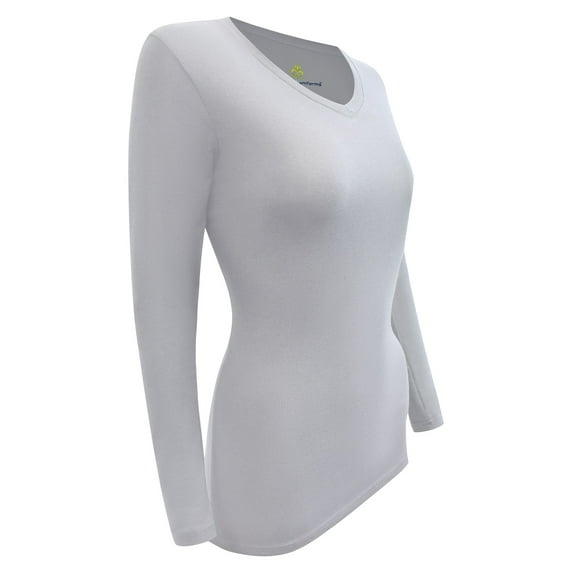 Natural Uniforms V-Neck Women's Underscrub Tee Long Sleeve T-Shirt