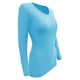 thumbnail image 1 of Natural Uniforms V-Neck Women's Underscrub Tee Long Sleeve T-Shirt, 1 of 3