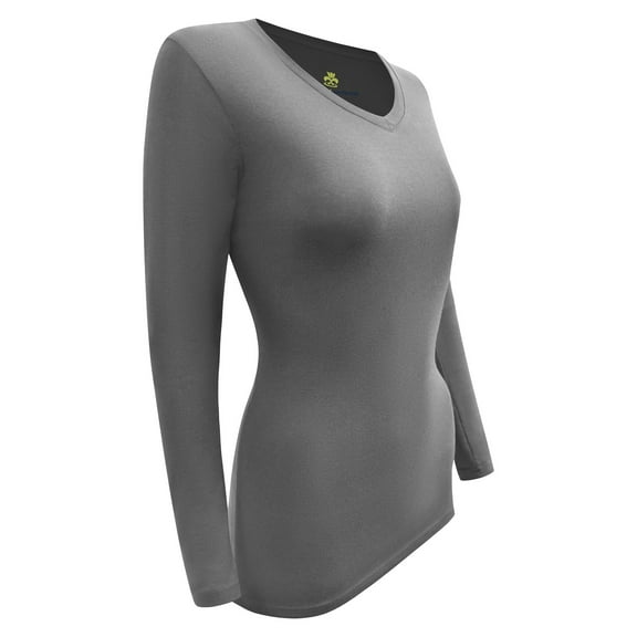 Natural Uniforms V-Neck Women's Underscrub Tee Long Sleeve T-Shirt