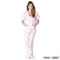 thumbnail image 1 of Natural Uniforms Women's Contrast Jersey Scrub Set, Style 1077, 1 of 2