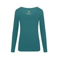 thumbnail image 1 of Natural Uniforms Women's Long Sleeve Scoop-Neck T-Shirt Under Scrub (Teal, XX-Large), 1 of 5