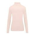 thumbnail image 1 of Natural Uniforms Women's Long Sleeve Turtle-Neck T-Shirt Under Scrub (Nude, X-Large), 1 of 5