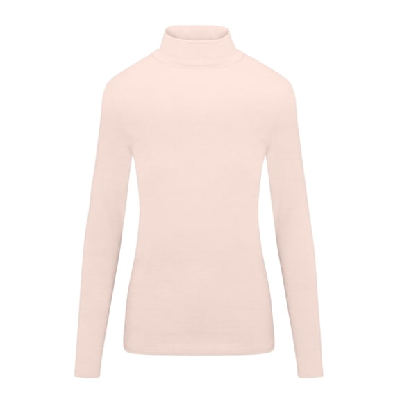 Natural Uniforms Women's Long Sleeve Turtle-Neck T-Shirt Under Scrub (Nude, X-Large)