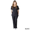 thumbnail image 1 of Natural Uniforms Women's Mock Wrap Tie Back Scrub Set, Style MM001, 1 of 2