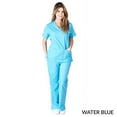 thumbnail image 1 of Natural Uniforms Women's Mock Wrap Tie Back Scrub Set, Style MM001, 1 of 2