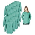 thumbnail image 1 of Natural Uniforms Women's Scrub Jacket Warm Up Lightweight Medical Scrub Jacket - Pack of 12 Set (Surgical Green, XX-Large), 1 of 5