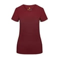 thumbnail image 1 of Natural Uniforms Women's Short Sleeve Round-Neck T-Shirt Under Scrub (Burgundy, XX-Large), 1 of 5