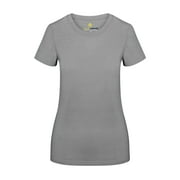 Natural Uniforms Women's Short Sleeve Round-Neck T-Shirt Under Scrub (Grey, XXX-Large)