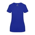 thumbnail image 1 of Natural Uniforms Women's Short Sleeve Round-Neck T-Shirt Under Scrub (True Royal Blue, Large), 1 of 5