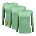 thumbnail image 1 of Natural Uniforms Women's Under Scrub Tee Crew Neck Long Sleeve T-Shirt Pack of 3 (Meadow Green, X-Small), 1 of 6