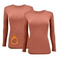thumbnail image 1 of Natural Uniforms Women's Underscrub Tee Crew Neck Long Sleeve T-Shirt Pack of 2 (Copper, 4X-Large), 1 of 6