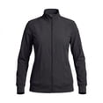 thumbnail image 1 of Natural Uniforms Women’s Zip-Front Warm-Up Jacket – 4-Way Stretch, Moisture-Wicking, Contemporary Fit–Medical Scrubs Jacket (Black, X-Large), 1 of 7