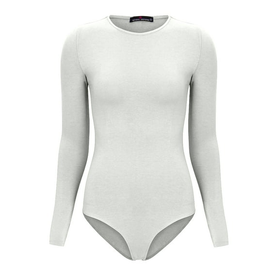 Natural Uniforms Womens Long Sleeve T-Shirt Body Suit
