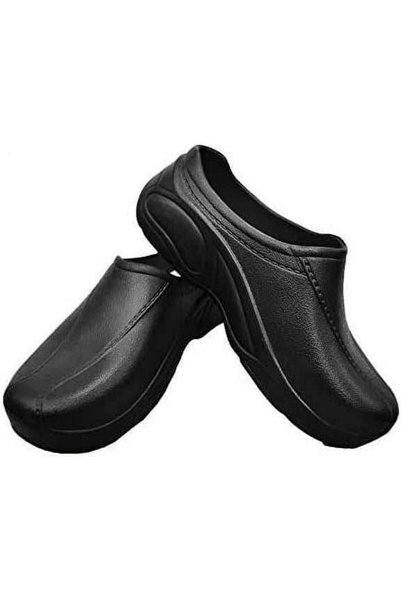 Womens Ultralite Strapless Clogs 11 Black