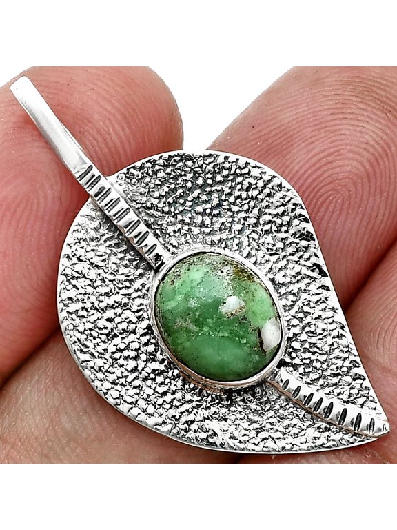 Natural Utah Variscite 925 Sterling Silver Pendant Jewelry P-1218 SDP157414